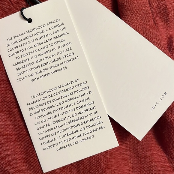 NEW JOIE - Brier cropped pleated linen jumpsuit - Picture 5 of 7